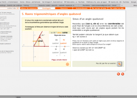 Raons d'angles qualsevol: sinus d'un angle qualsevol | Recurso educativo 751641